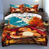 Cartoon-themed Autumn. Bedding Duvet Cover Sets Duvet Covers Pillowcases Gifts (1 * Duvet Cover 2 * Pillowcases, Without Duvet Insert)