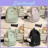Minimalist Asian Style School Backpack With Nylon For Girls And Teens
