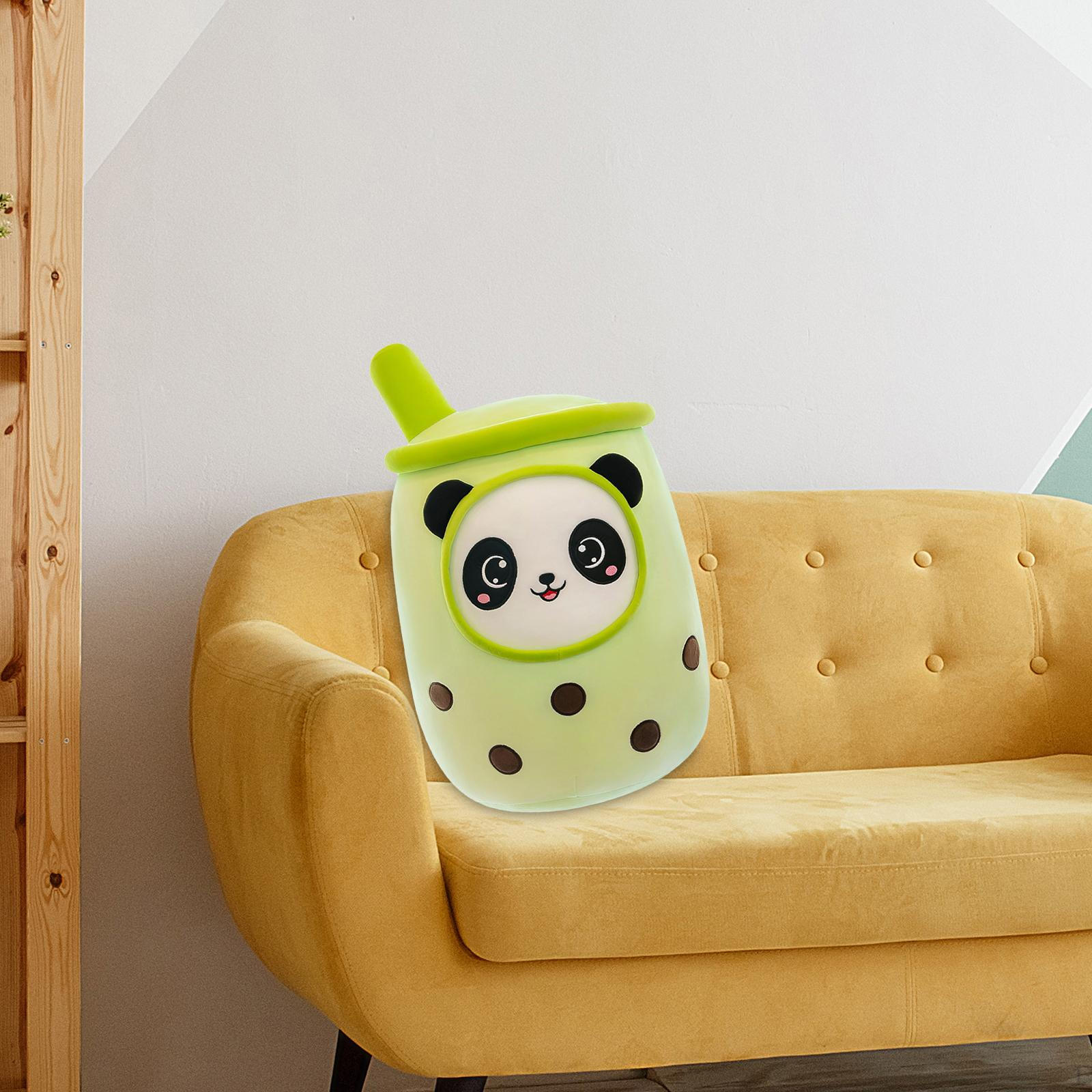 

Чашка для чая с молоком Мягкая игрушка Подарки Украшение для гостиной Панда для мальчиков и девочек 35cm Green