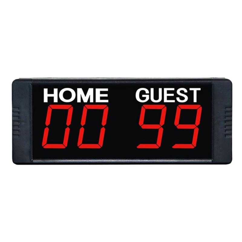 Multi-Sport Digital Scoreboard Adjustable Brightness Countdown Time Display Electronic Scoreboard Score Keepers