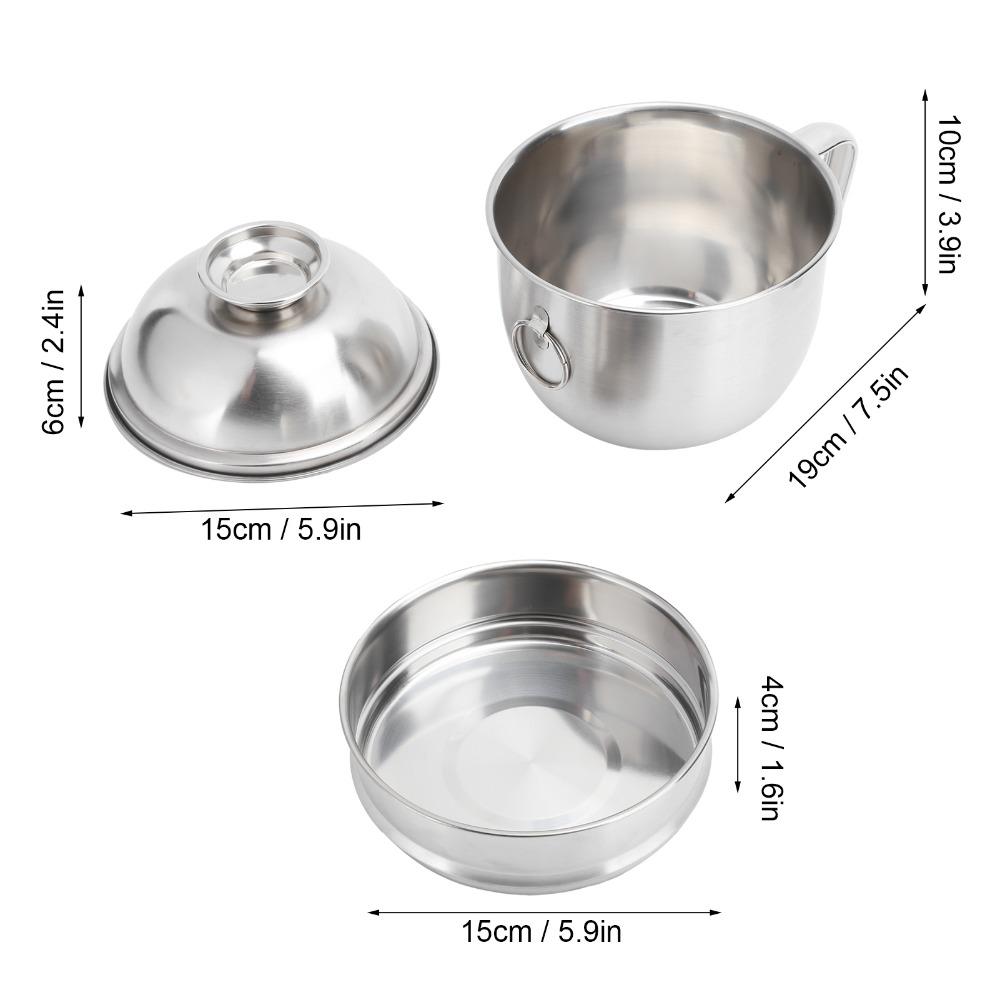 Detachable Outer Shell Food Container Large Capacity Lunch Bowl Ramen Soup Bowl Picnic