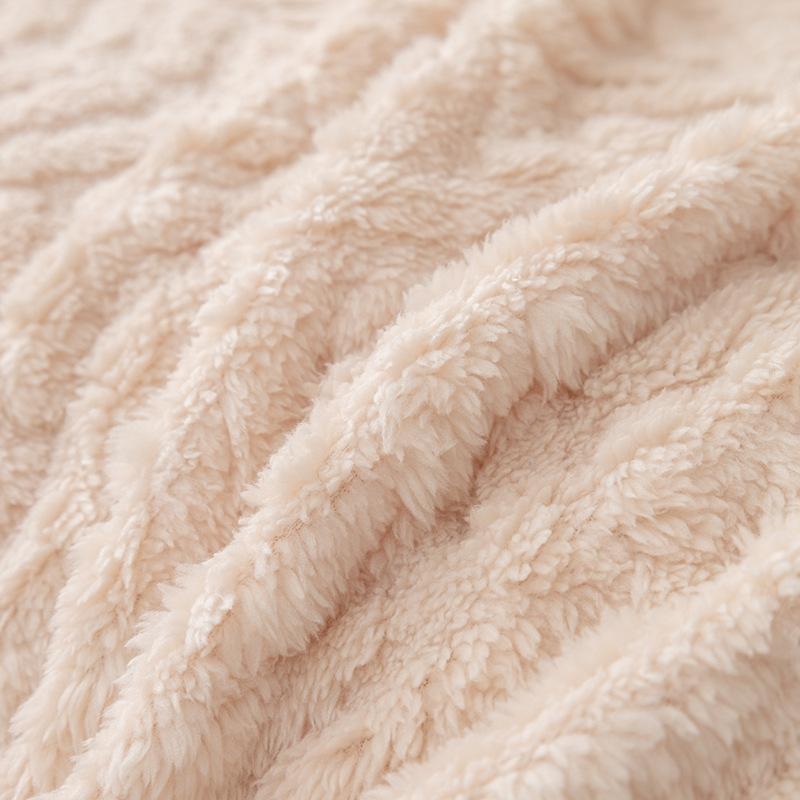 Plush Sofa Cover Simple Modern Winter Sofa Towel Cat-proof Sofa Blanket Cover
