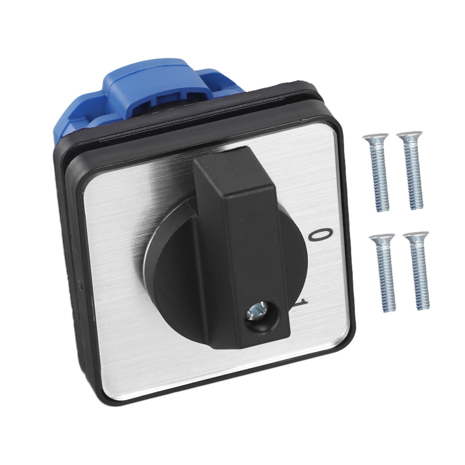 

Flame-retardant Material Changeover Switch Compact Size 48*48*30 Mm Excellent Insulation Performance Quality Copper Parts China Mainland