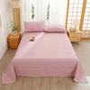 Cotton Thick Bed Flat Sheet for Double Bed Plain Top Sheets Single/Queen/King Flat Bedsheets Soft Home Bed Linen Sheets