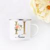 Personalized Name Enamel Mug Wedding Bachelor Party Wine Cup Bridesmaid Bride Valentine's Day Christmas Gifts for Her
