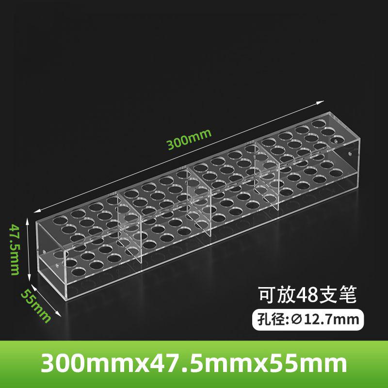 Makeup Paint Brush Organizer Rack Pen Display Stand,Multi-Level Plastic Organization Rack Pencil Holder,Clear Pen Display Holder