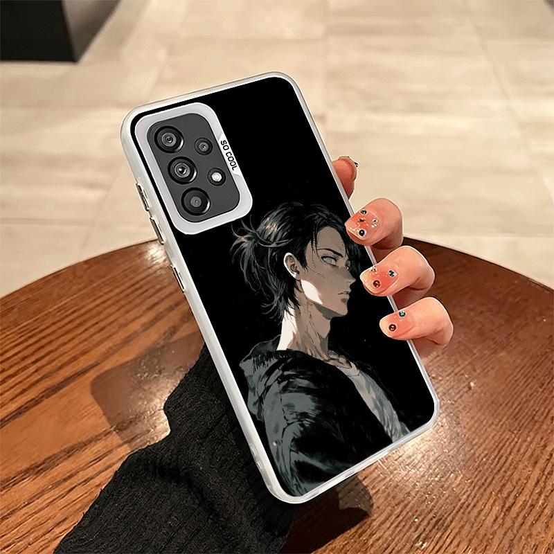 A-Attack On T-Titan Eren Yeager Shockproof Phone Case for Samsung A17 A16 A15 A14 A37 A57 A36 A56 A26 A35 A55 A25 A34 A54 A24 A1