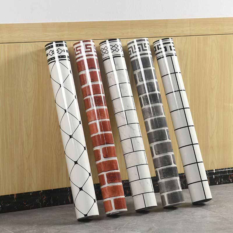 2,5 mm silný samolepicí mramorový a obkladový nástěnný panel Vodotěsná PVC tapeta DIY Nástěnná krytina Obložení Renovace Nástěnná dekorace