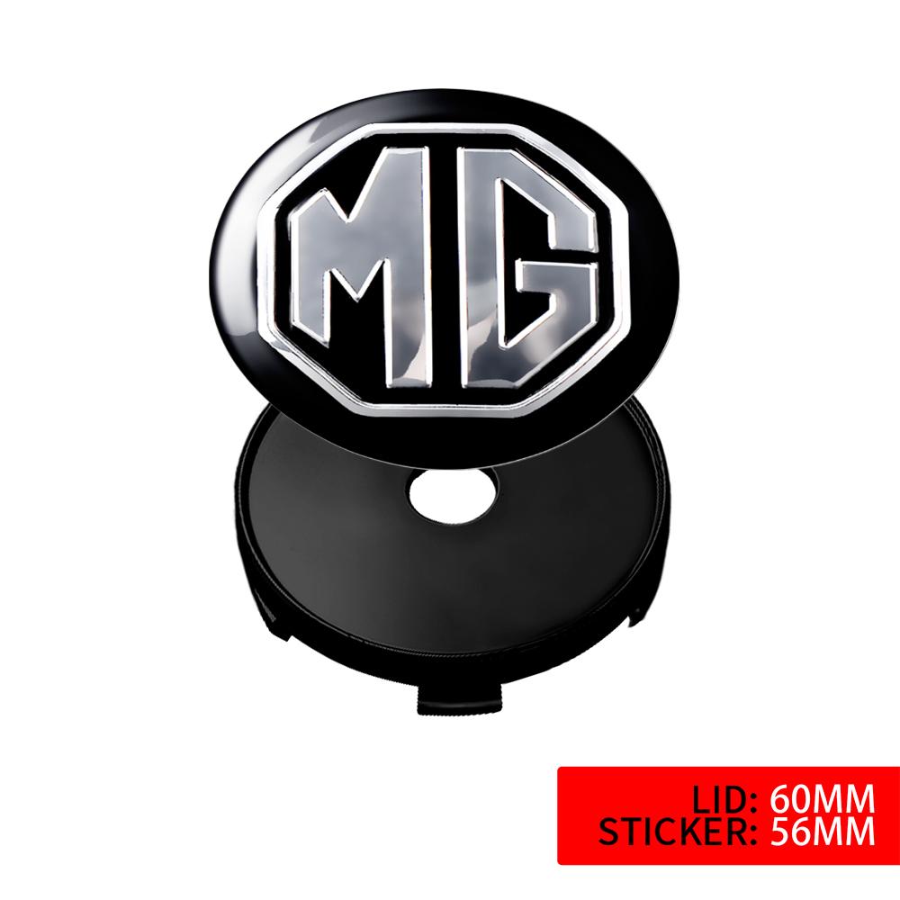 56/60MM 4Pcs Car Wheel Center Hub Cap Badge Accessories For Morris Garages MG ZS 7 6 Cyberster MG4 EV ES HS One GT GS MG3 ZX MG7