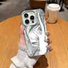 Manga Male And Female Main Lines Phone Case For Iphone 17 Air 16 16e 15 14 11 13 12 Pro Max Minimalist Protective Stylish Cover