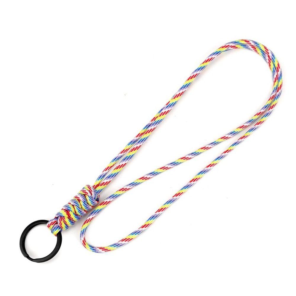 20 Styles Paracord Keychain Lanyard Multi-function Mobile Phone Lanyard  Outdoor Tool