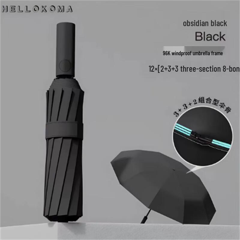 Heavy-Duty Automatic Foldable Umbrella