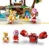 Lego® sonic the hedgehog 76992 l'île de sauvetage des animaux d'amy, jouet avec 6 figurines, pour enfants