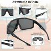 Windproof & Anti-Fog Ski UV400 Outdoor Sports Sunglasses for Men Women Cycling Goggles for Riding Running Hiking Skiing Fishing