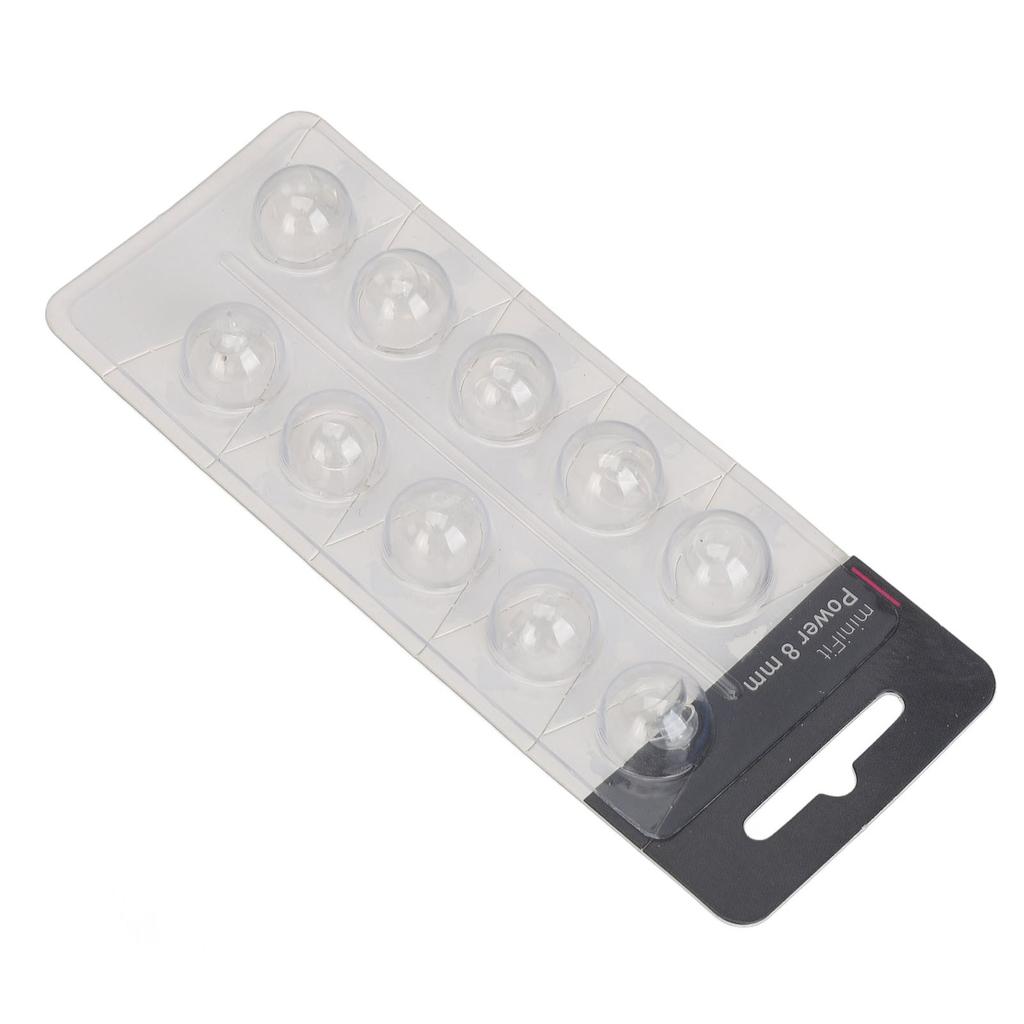 10PCS Hearing Ear Tips Higher Transparency Dual Layer Closed Comfortable Anti Static Sound Aid Domes