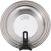 KAI Stainless Steel Frying Pan Cover with Stand, 24-28cm, DW5648