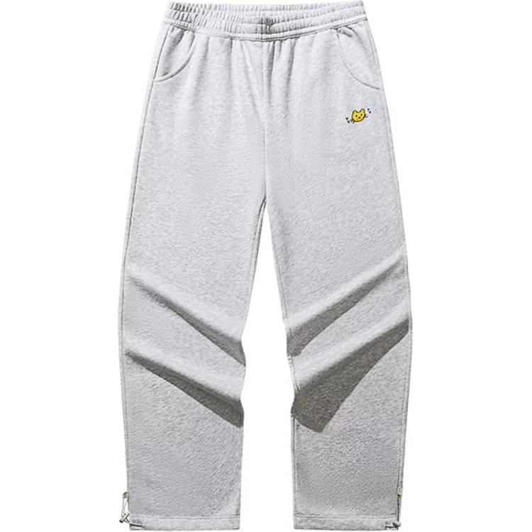 

Anta X Youhua Zhishuo Collaboration Life Series Comfortable Casual Simple Straight Loose High-Waisted Knitted Sports Pants Women bottoms 962518306-1 XL