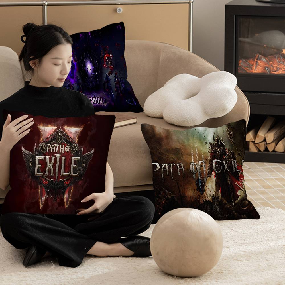 Path Of Exile Personalized Pillow Cover Kids Bedroom Wild Party Decor Pillowcase Kid Birthday Shower Gift