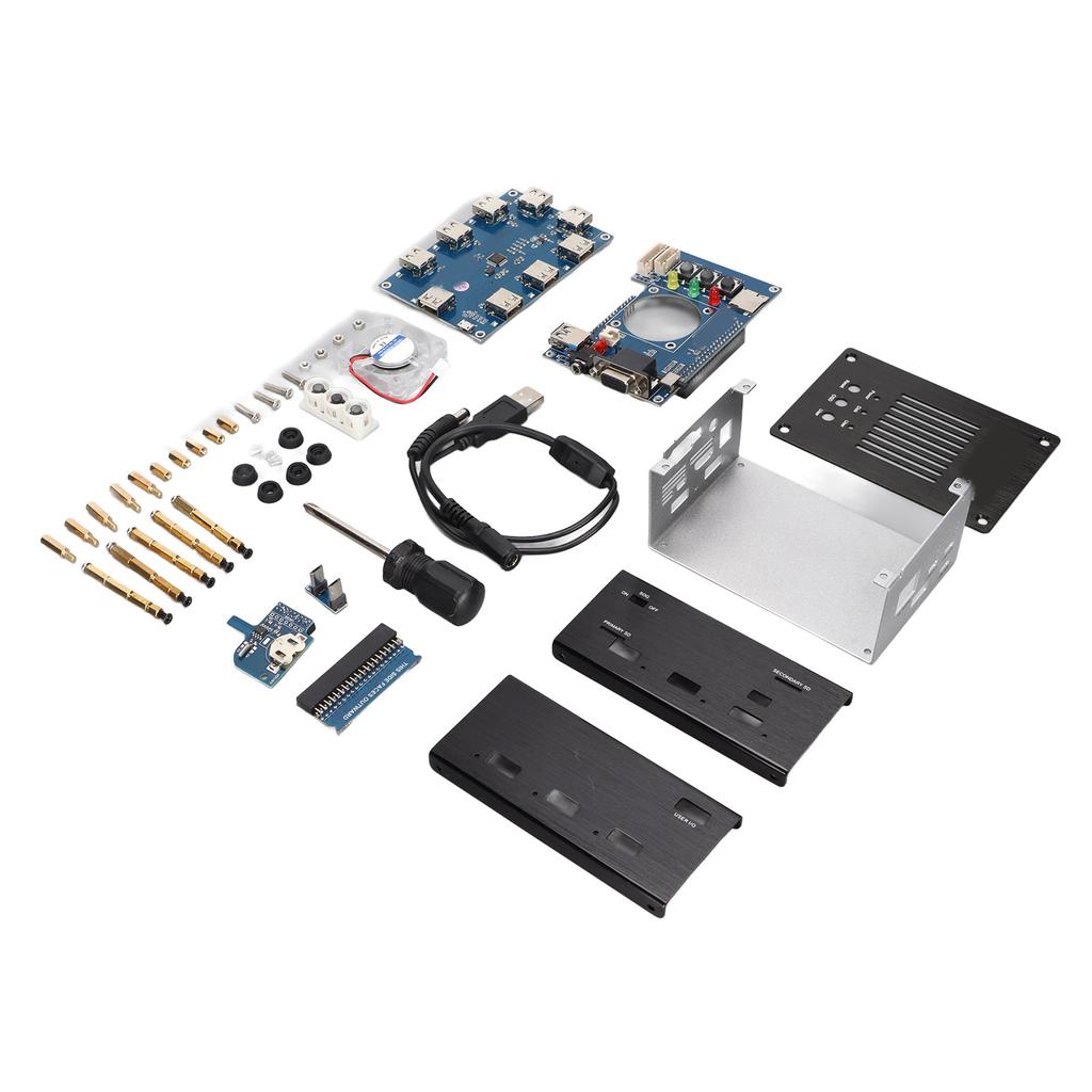 DIY Metal Housing Kit 128mb Stable Durable USB Hub V2.1 IO Board V6.1 Mister FPGA Metal Housing Set