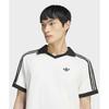 adidas Camiseta Polo de Manga Corta con Cuello en V de Color Sólido para Unisex KW7399