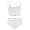 FATIARA Cover-Up Wireless Tencel Bralette & Panty Set - White