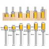 6-Pattern Guide Trim Router Bit with Bearing for Woodworking