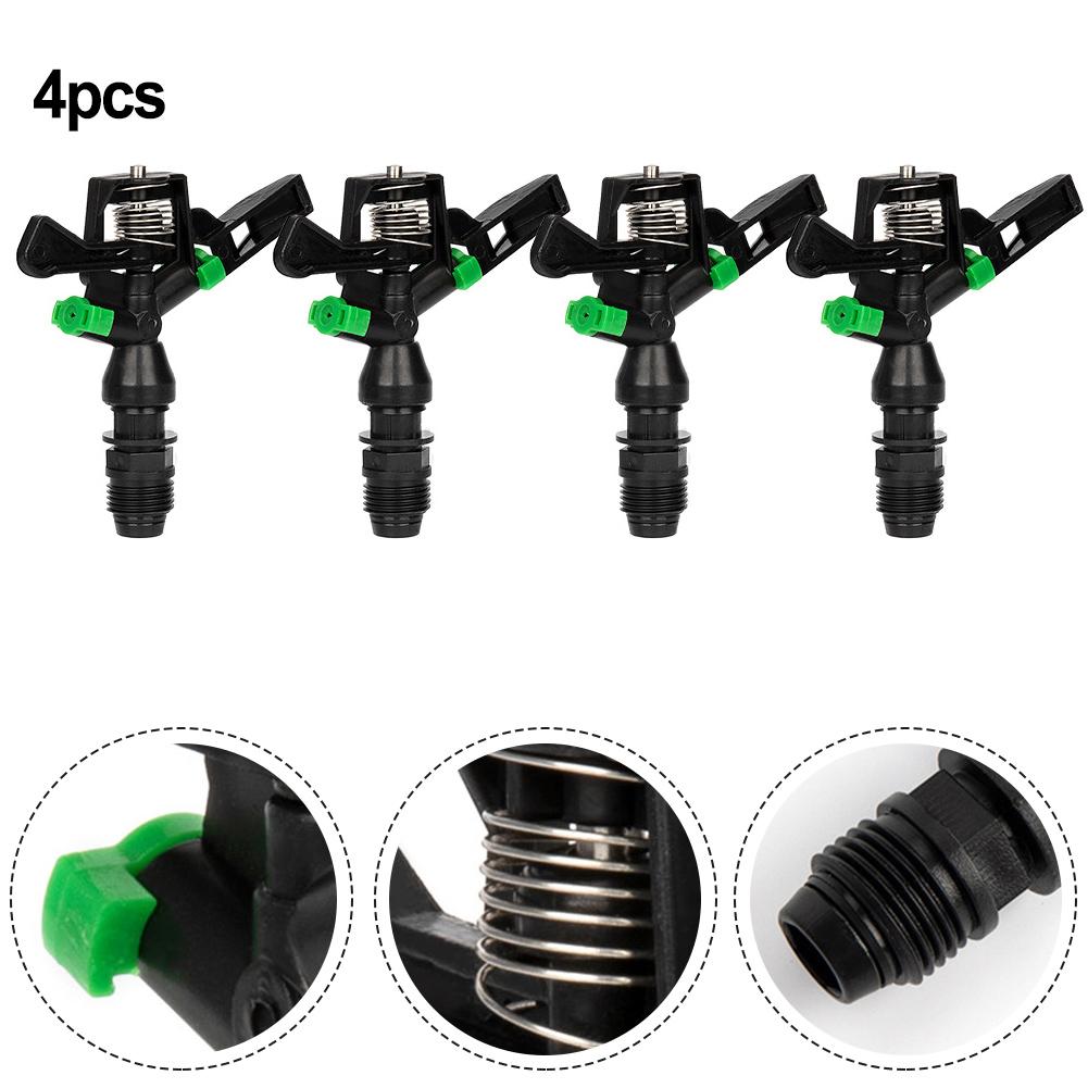 1/2 Zoll Sprinkler 360° 4 Stück Schlagrasenbewässerung