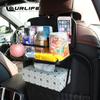 Stabiles, zusammenklappbares Essenstablett, zusammenklappbarer Esszimmer-Getränkehalter, universeller Autositz, Rückenlehne, Tisch, Palette, Auto, Verstauen