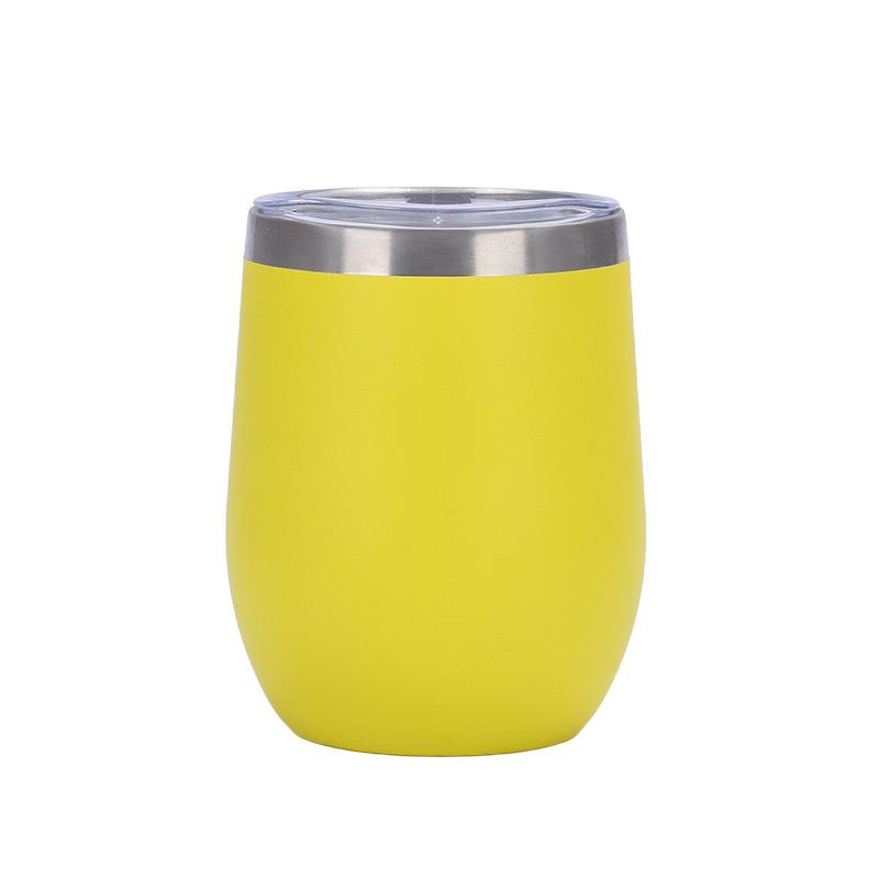 Personalised 12oz Thermos Insulated Travel Cup Stainless Steel Swig Tumbler Hot Cold Coffee Tea Wine Cups