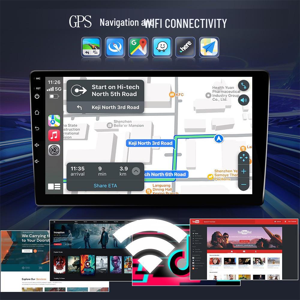 Rádio de Carro Android 12 com Tela Touchscreen IPS de 10,1" e Wireless para Honda Civic 2006-11