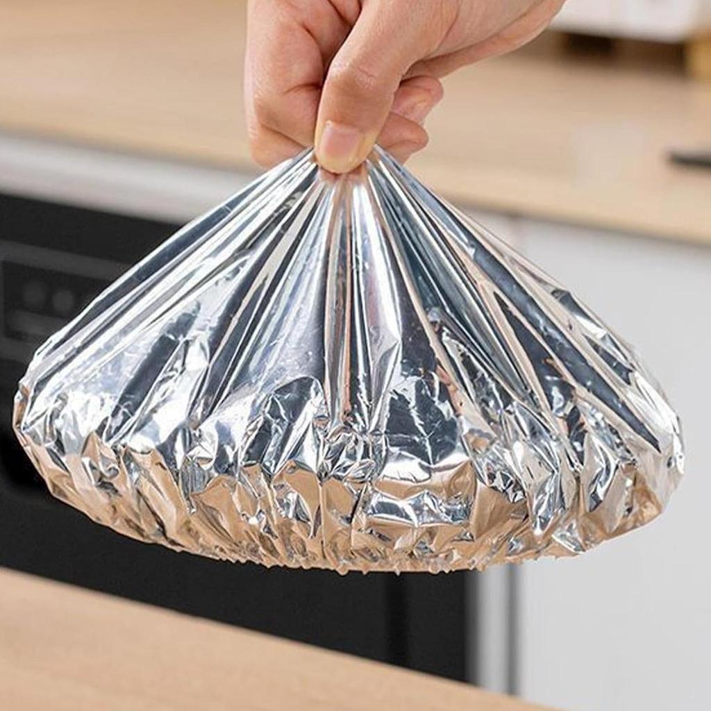 50 Pièces Couvercles de Bol Réutilisables en Feuille d'Aluminium Isolation Thermique et Conservation de la Chaleur Qualité Alimentaire Four Emporter Pique-nique Couvercles pour Aliments
