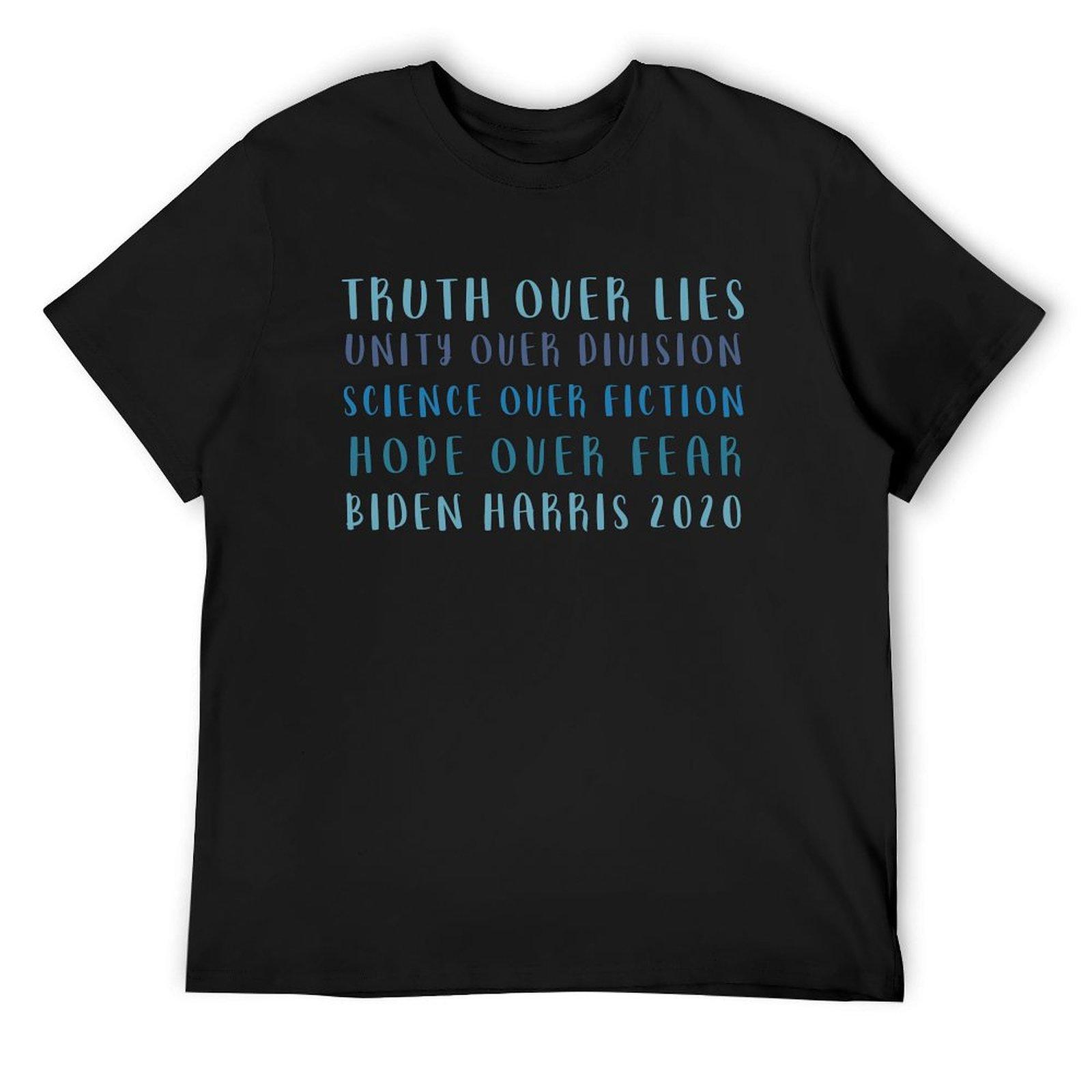 

Truth Over Lies T-Shirt vintage anime shirt basketball graphic tees kawaii clothes shirts graphic mens big and tall t shirts 4XL