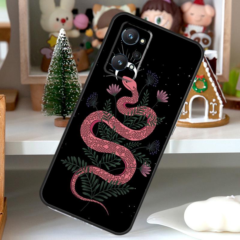 The Snake and Fern For OPPO Realme C55 C35 C33 C31 C30 C25 C21Y C11 GT Neo 5 3T 2T Realme 10 9 11 Pro Plus Case