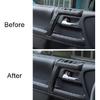 Carbon Fiber Door Armrest Decor Strip Trim Cover for 4Runner 2010+ Accessories