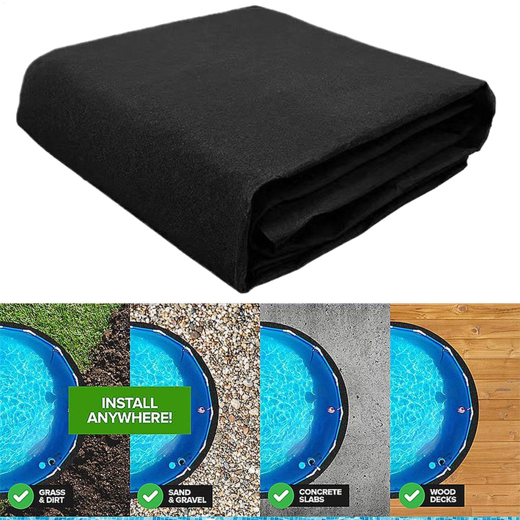 Pool Pad Pool Padding Underlayment Thick Padding Base Replacement Mat Prevents Punctures Floor Protection for Swimming Lawn
