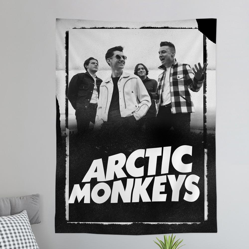 AArctic MMonkeys Rock Band Music Colorful Tapestry Wall Hanging Bohemian Wall Tapestries Mandala Wall Hanging Sheets