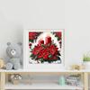 DIY 5D Diamond Painting Christmas Wreath Mosaic Candle Full Drill Embroidery Flower Crafts Art Supplies Unique Gift