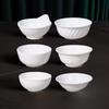 White Thickened Melamine Rice Bowl