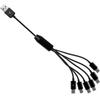 USB2.0 Type A Male to 6 Type-C UsbC Male Y Splitter Data Sync and Charging Connector Adapter Cable 0.5m/1.5m