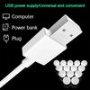 10 LEDS Makeup Mirror Light Bulbs Vanity Lights USB Adhesive Bathroom Dressing Table Light Dimmable LED Vanity Mirror Light