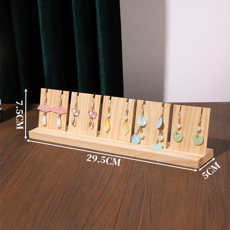 Wood Earring Display Stands,Jewelry Earring Display Holder Wood Earring Card Holder