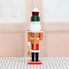 Festival Wooden Nutcrackers Statue 35Cm Tall Gingerbreads Man Inspired Christmas Decoration For Tabletop Display