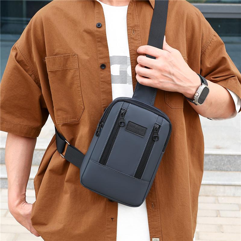 Men Chest Bag Fashion Shoulder Chest Rig Man Sports Crossbody Bags for Male Mini Body Phone Bag Handbag Travel