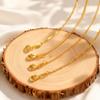 Classic Link Chain Necklaces for Women,Round Snake Chain Necklace,Water Wave Necklaces,Fashion Daily Jewelry Gifts Wholesale