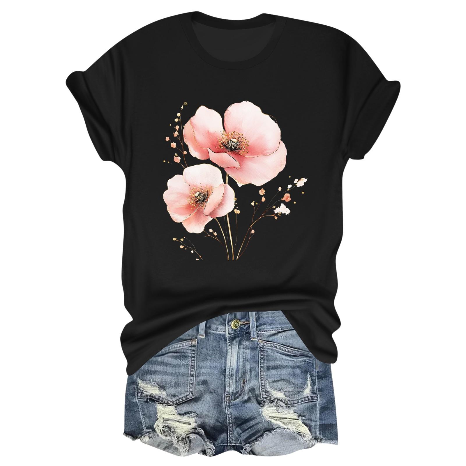 

Детская повседневная футболка с круглым вырезом и короткими рукавами с принтом и надписью «Топ» 100 чёрный