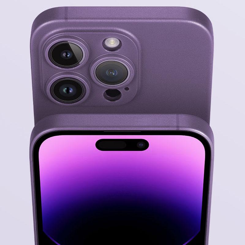 Coque arrière mate Ultra fine de 0.3mm, Coque souple transparente en PP dur pour iPhone 14 Plus 13 Mini Pro Max Apple 13P 14P