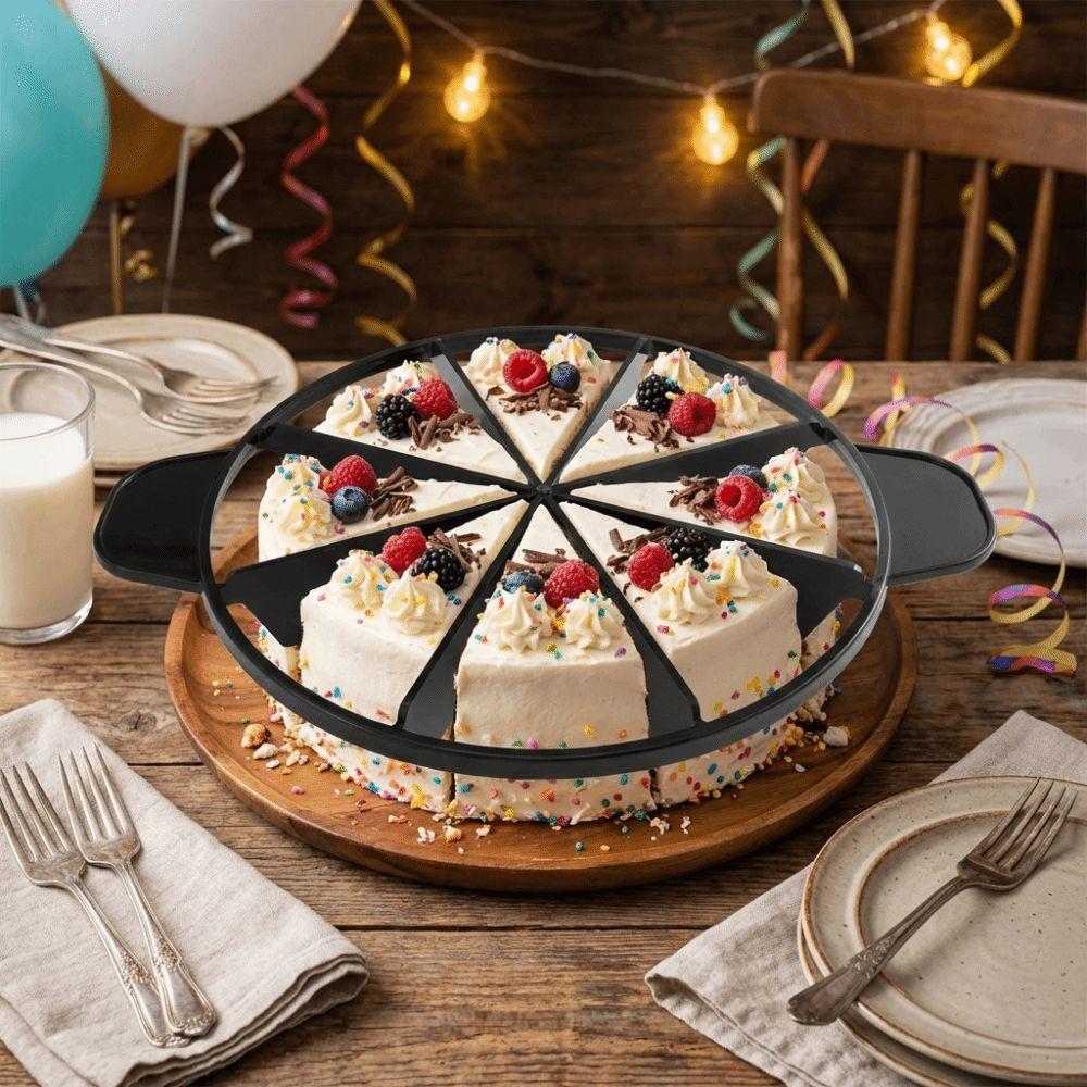 Mit Griff Kuchenschneider Schneider Kunststoff Gebäckschneider Gleichmäßig teilen Brotteiler Küchenutensilien