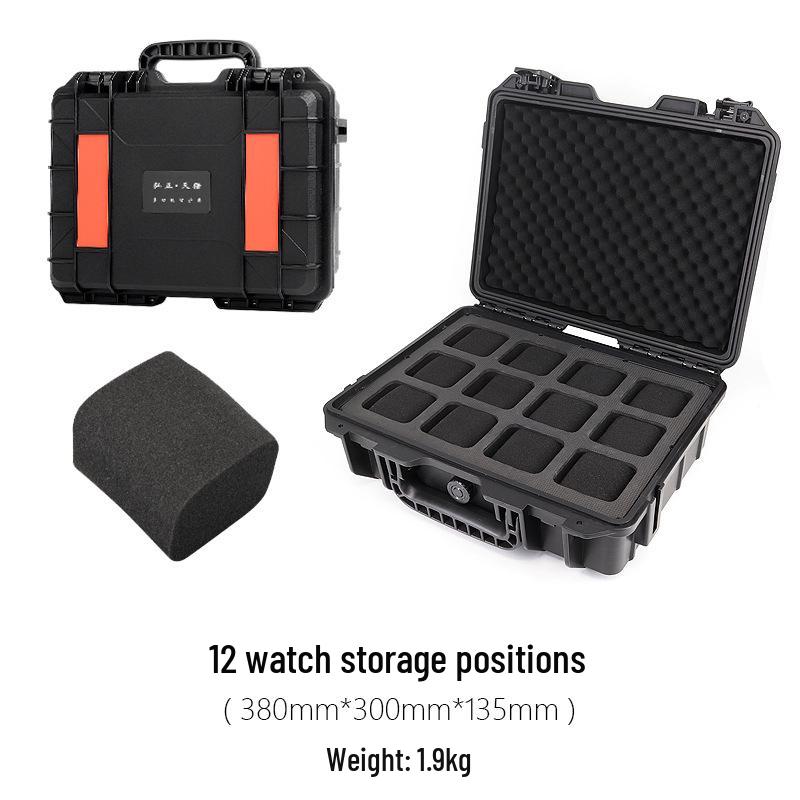Large Capacity Cross-Border Watch Storage Trolley Case: 20-slot & 40-slot Hand-Carry Tool Display Box