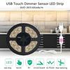 Led Strip Lights Touch Switch Dimmer USB DC5V 30LEDs/m 2835 Flexible Lights Tape Ribbon For Room Kitchen Cabinet Lighting Decor