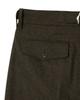 Sinkia Asymmetric Tuck Detail Gurkha Trousers Brown Khaki